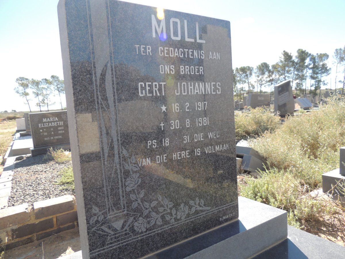 MOLL Gert Johannes 1917-1981