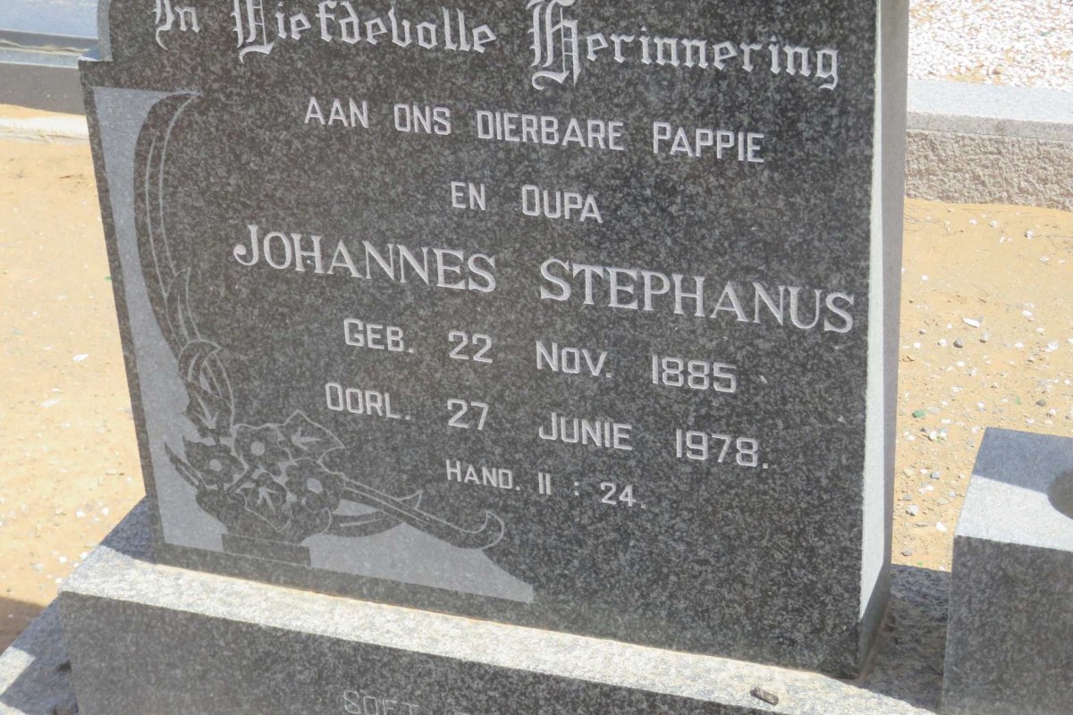 MALAN Johannes Stephanus 1885-1978 &amp; Esther Julia BUCKLEY 1893-1969