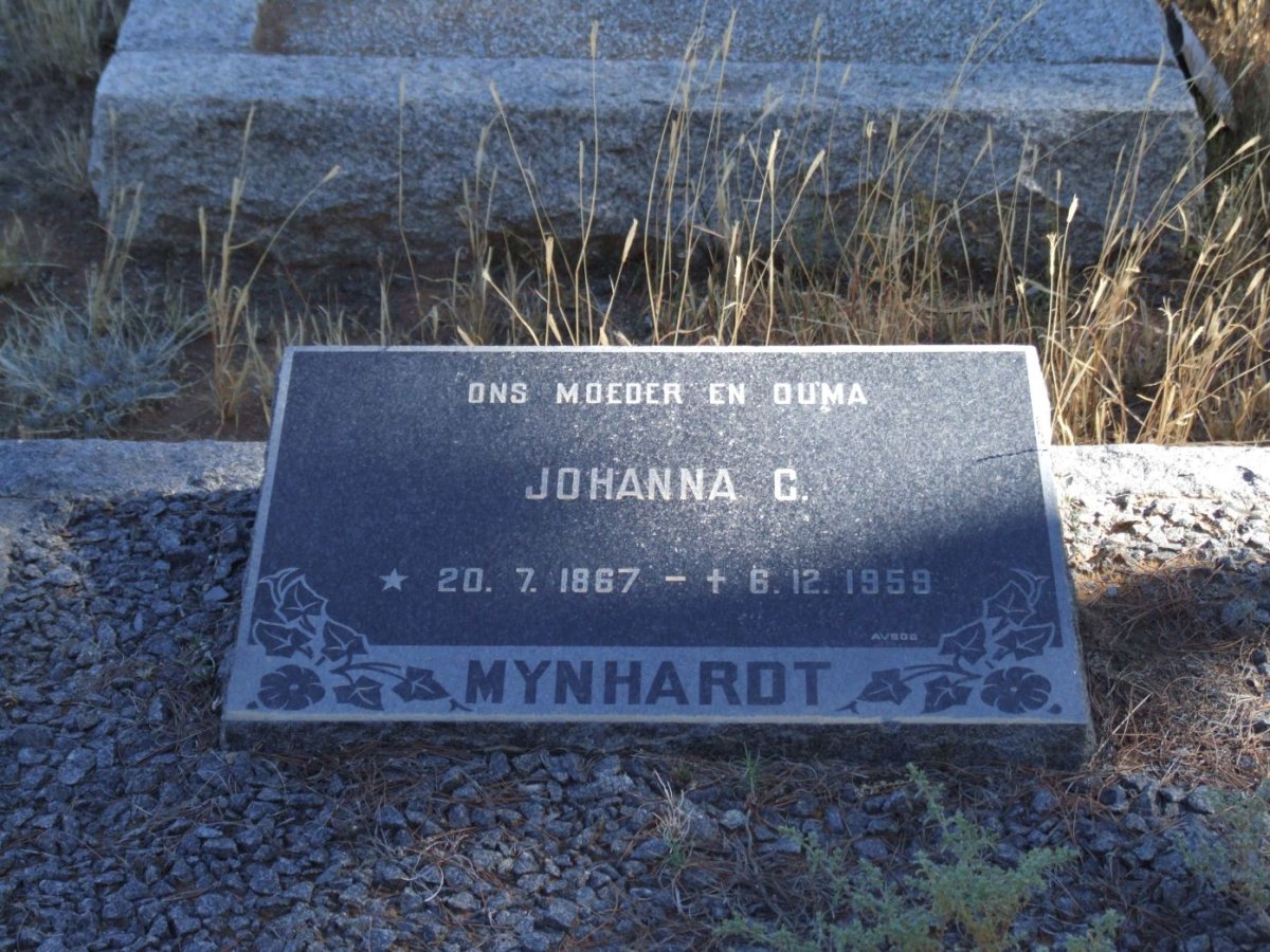 MYNHARDT Johanna C. 1867-1959