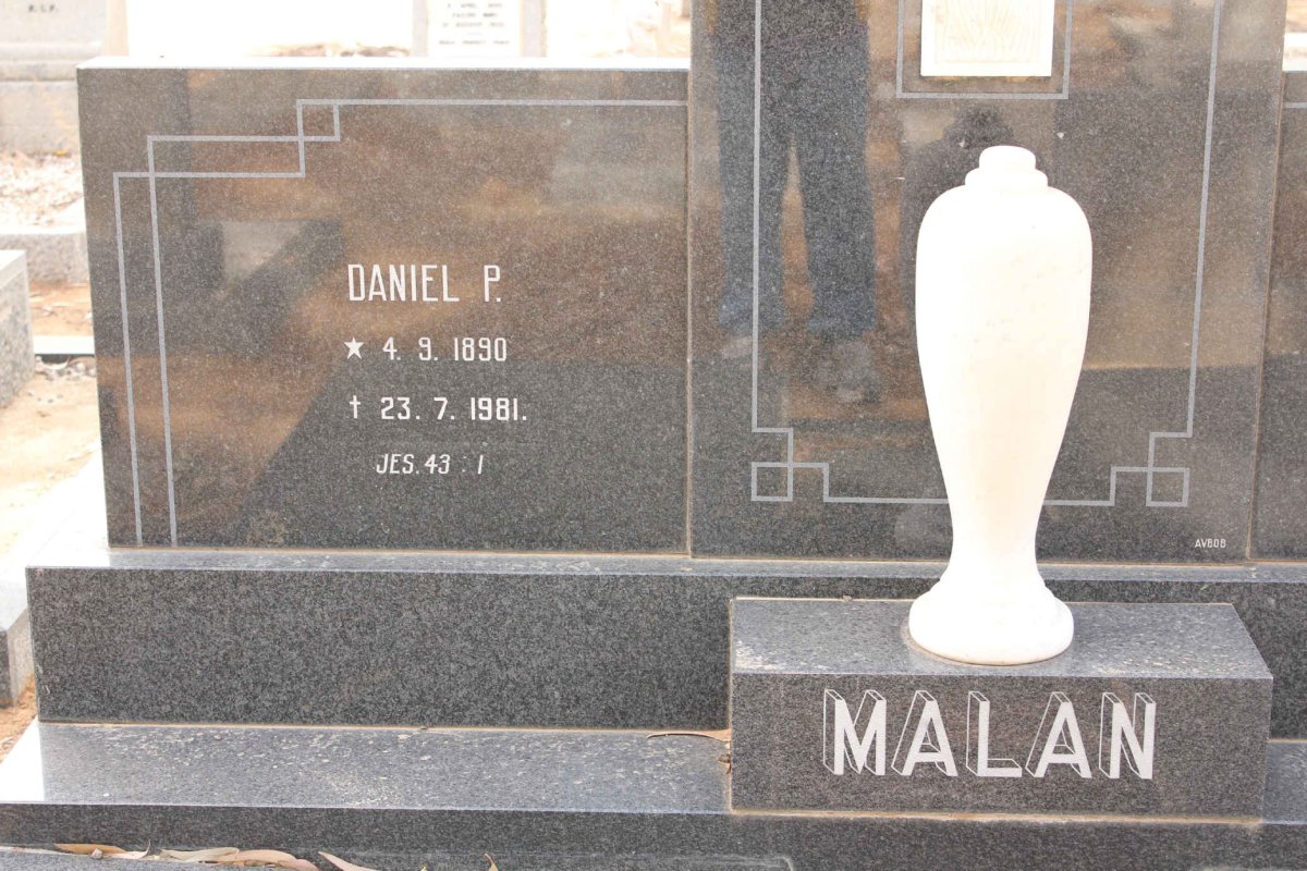 MALAN Daniel P. 1890-1981