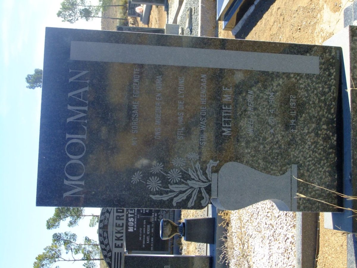 MOOLMAN Mettie M.E. nee THERON 1904-1972