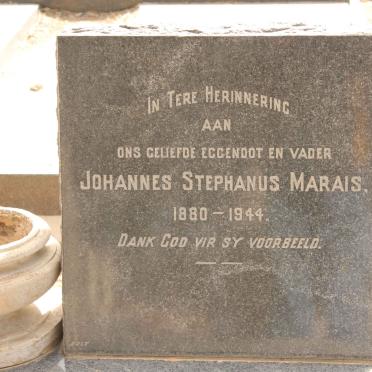 MARAIS Johannes Stephanus 1880-1944