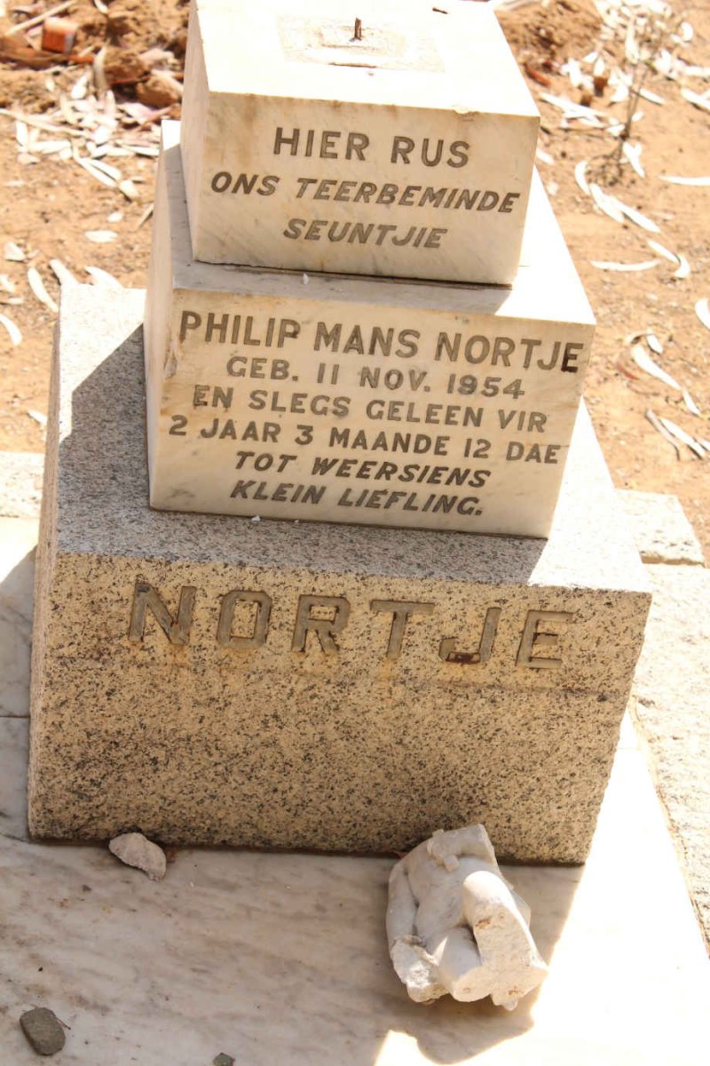 NORTJE Philip Mans 1954-