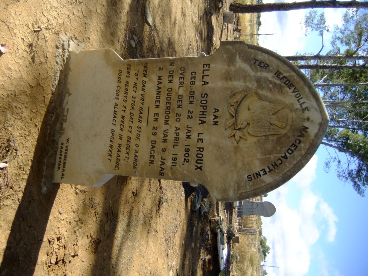 ROUX Ella Sophia, le 1902-1911