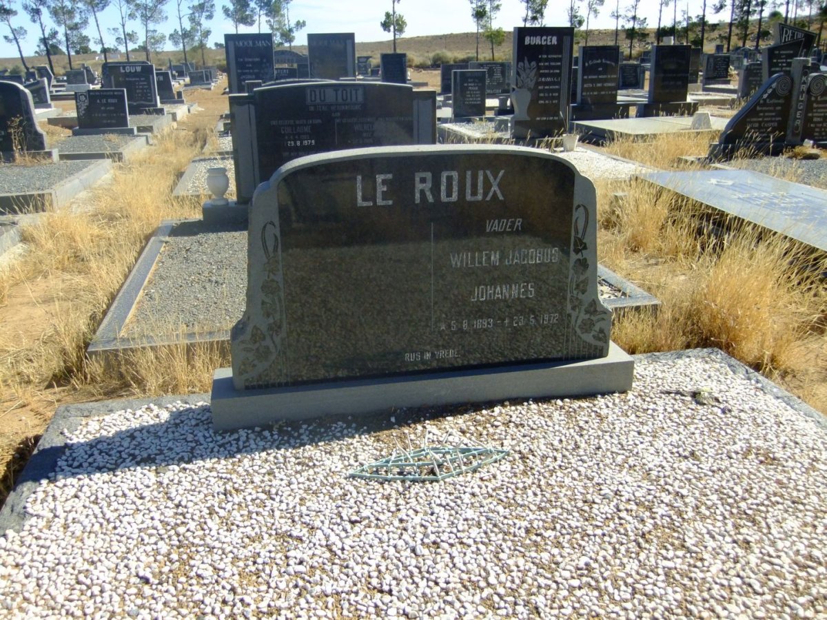 ROUX Willem Jacobus Johannes, le 1893-1972