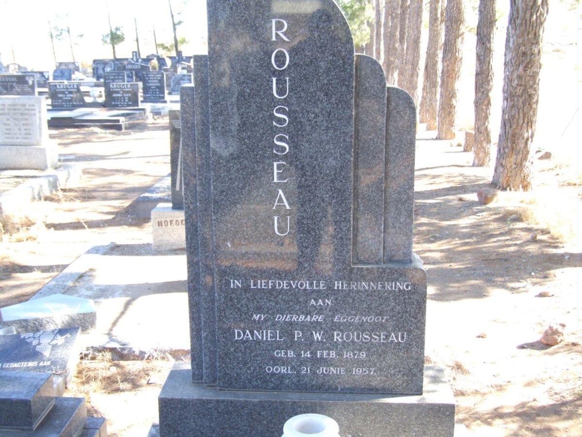 ROUSSEAU Daniel P.W. 1879-1957