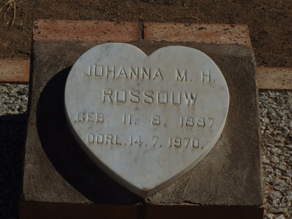 ROSSOUW Johanna M.H. 1887-1970