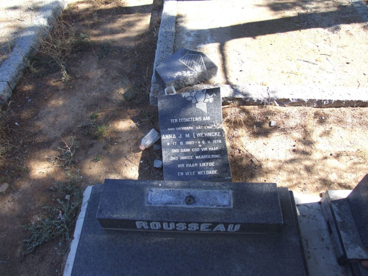 ROUSSEAU Anna J.M. nee WEHNCKE 1887-1978