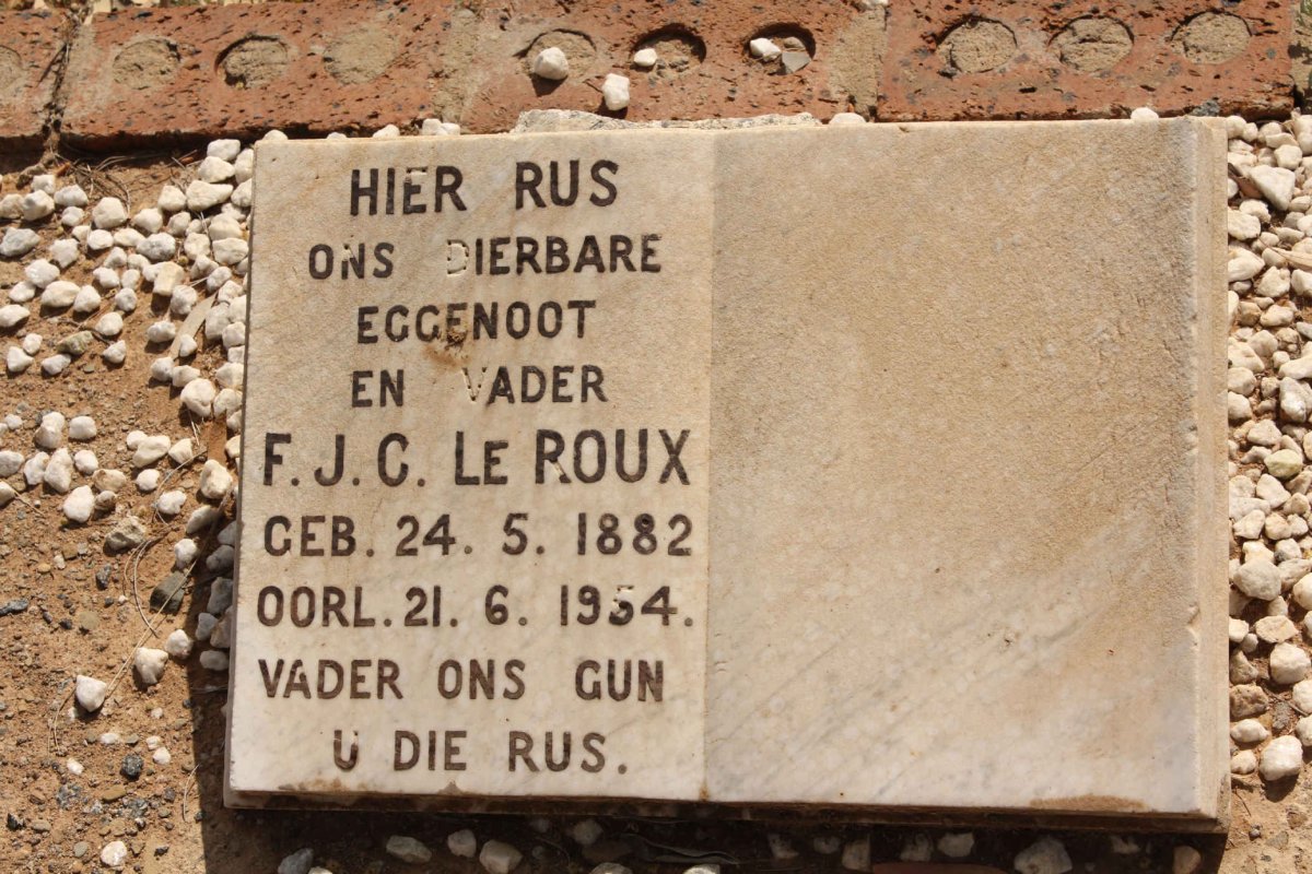 ROUX F.J.C., le 1882-1954