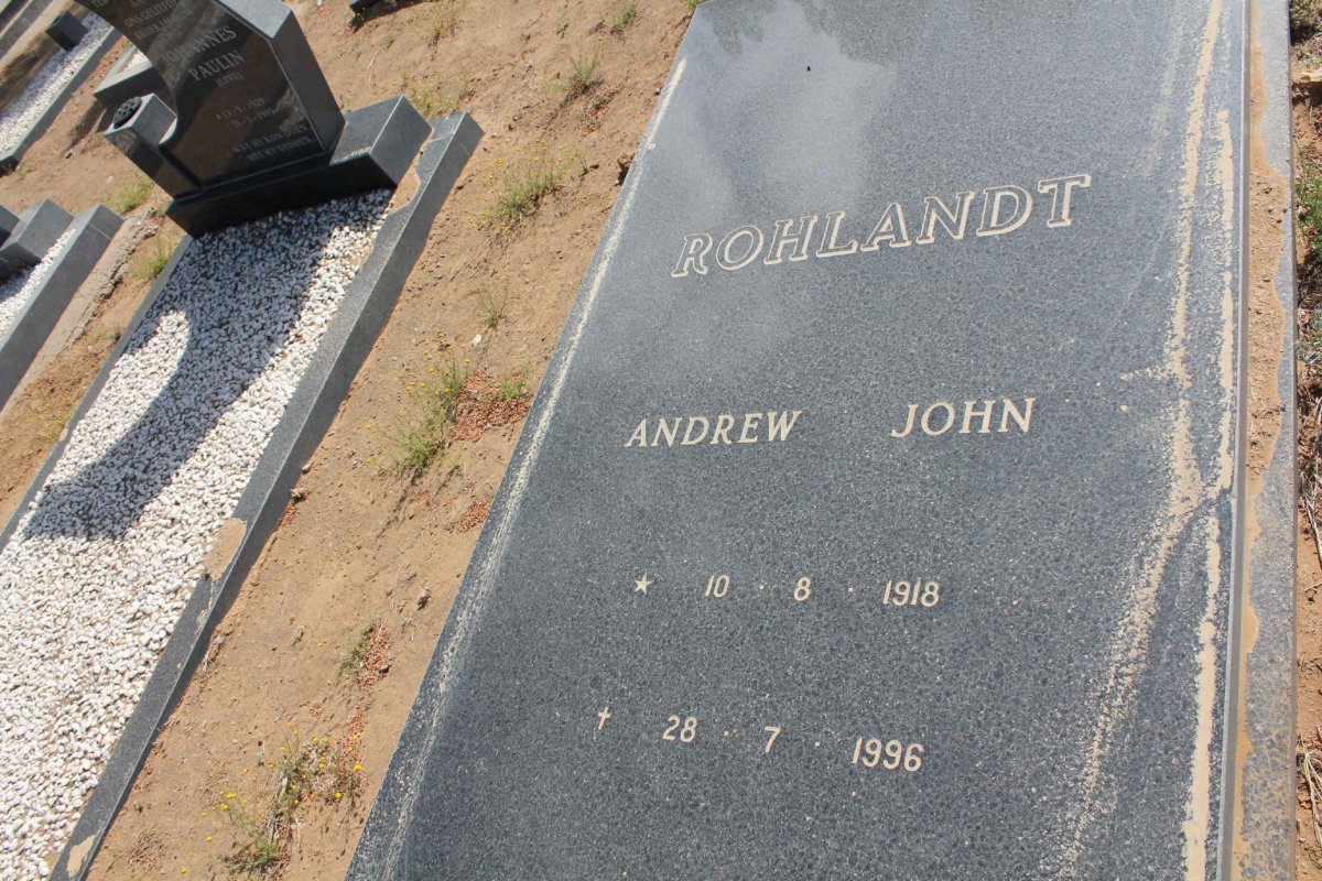 ROHLANDT Andrew John 1918-1996
