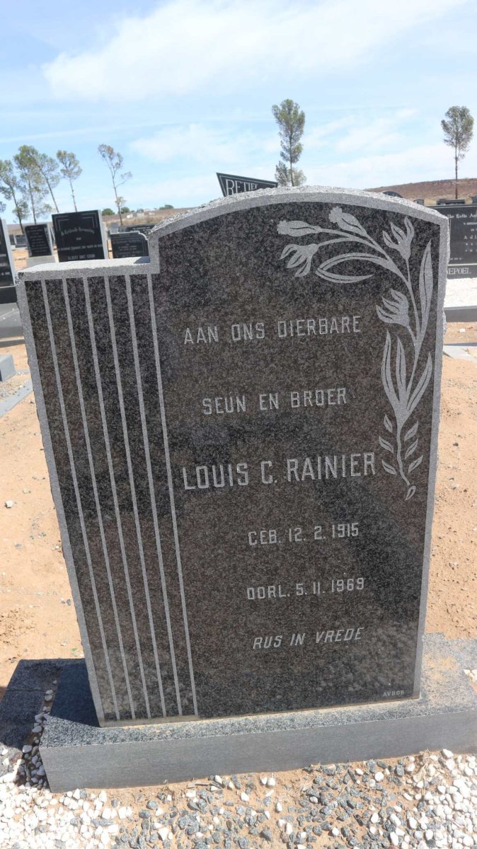 RAINIER Louis C. 1915-1969