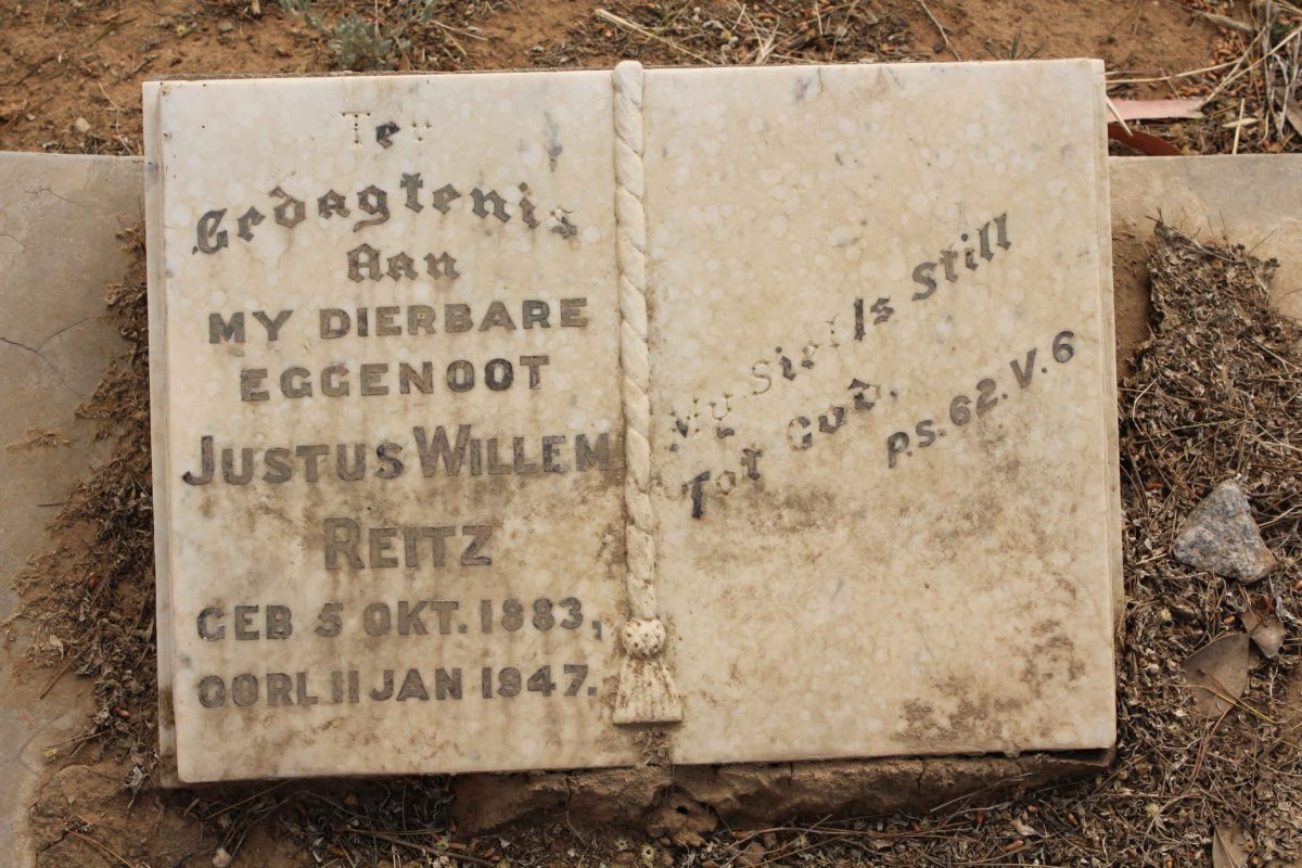 REITZ Justus Willem 1883-1947