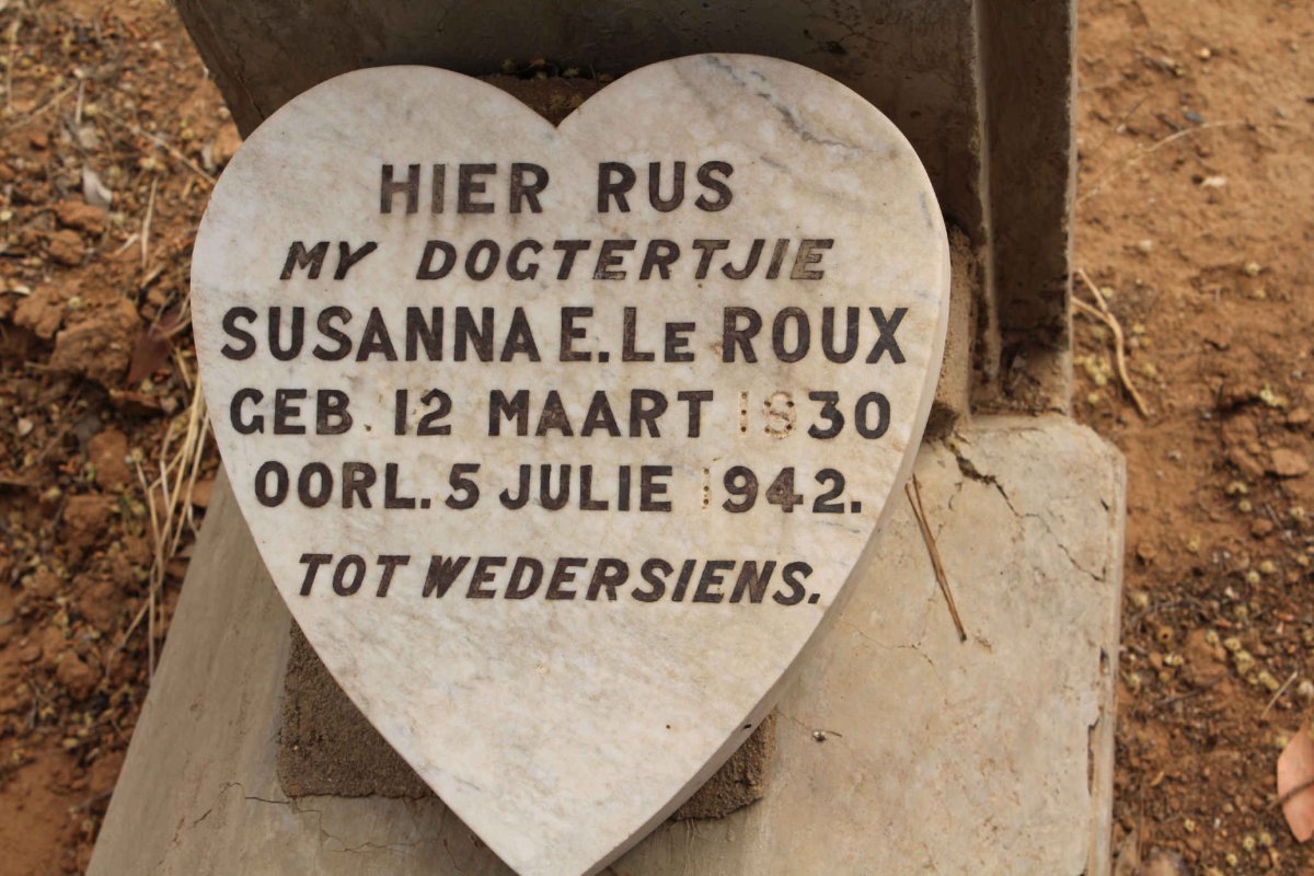 ROUX Susanna E., le 1930-1942