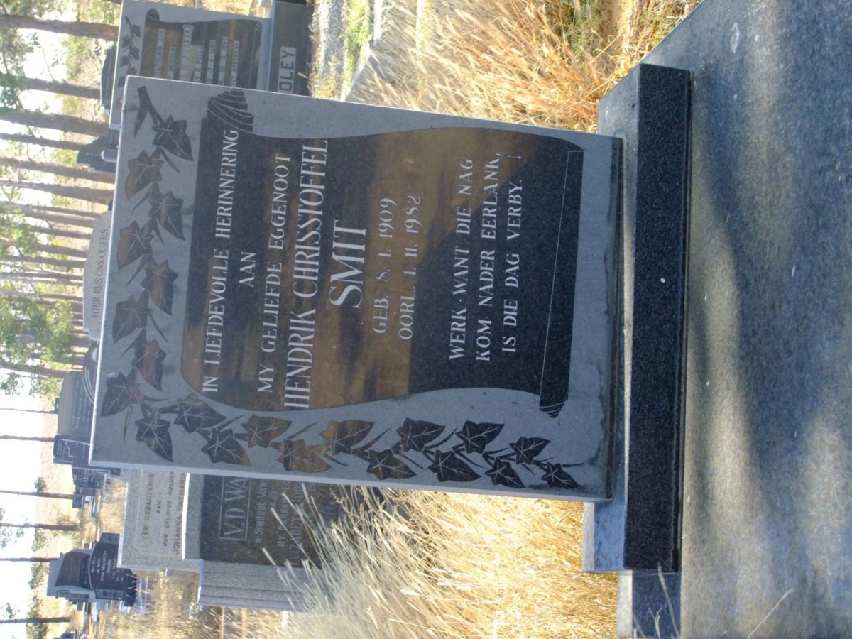 SMIT Hendrik Chrisstoffel 1909-1982