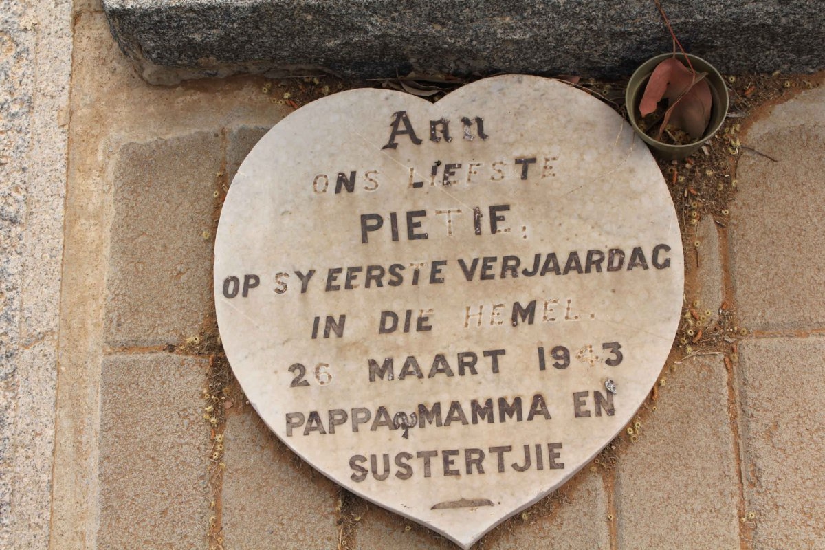 SCHALKWYK Pietie, van -1943