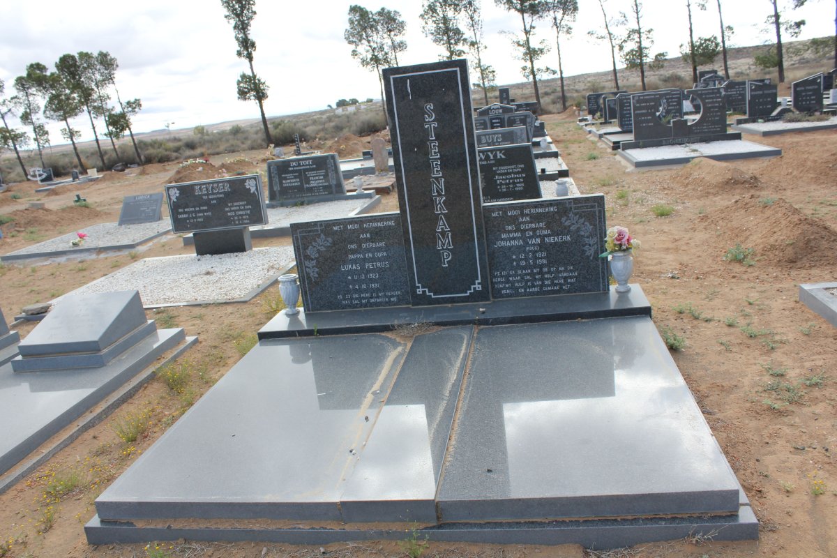 STEENKAMP Lukas Petrus 1923-1991 &amp; Johanna Van Niekerk ROUX 1921-1991