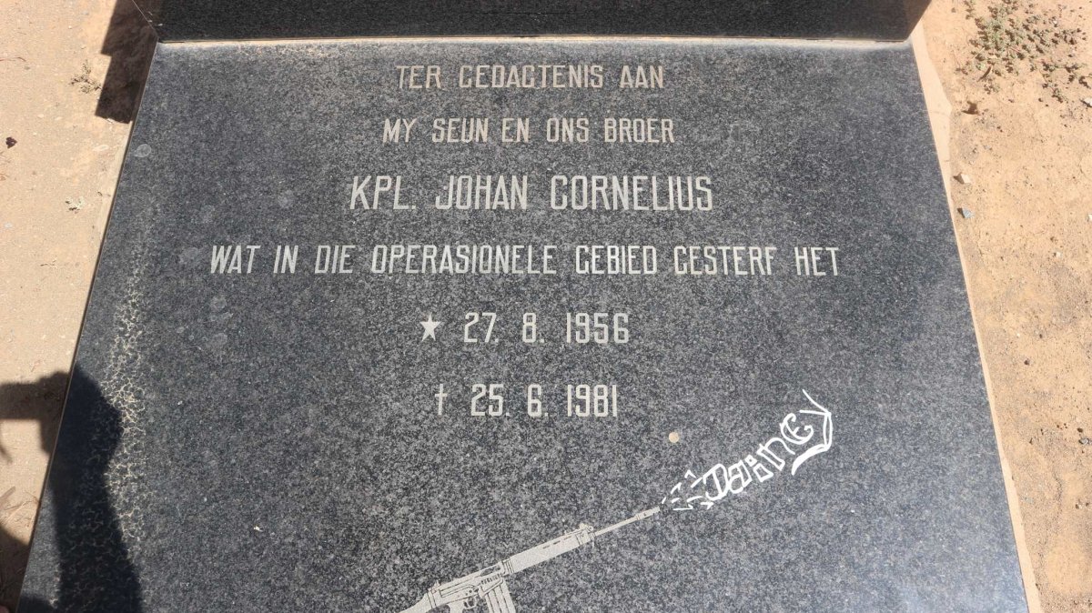 TOIT Johan Cornelius, du 1956-1981