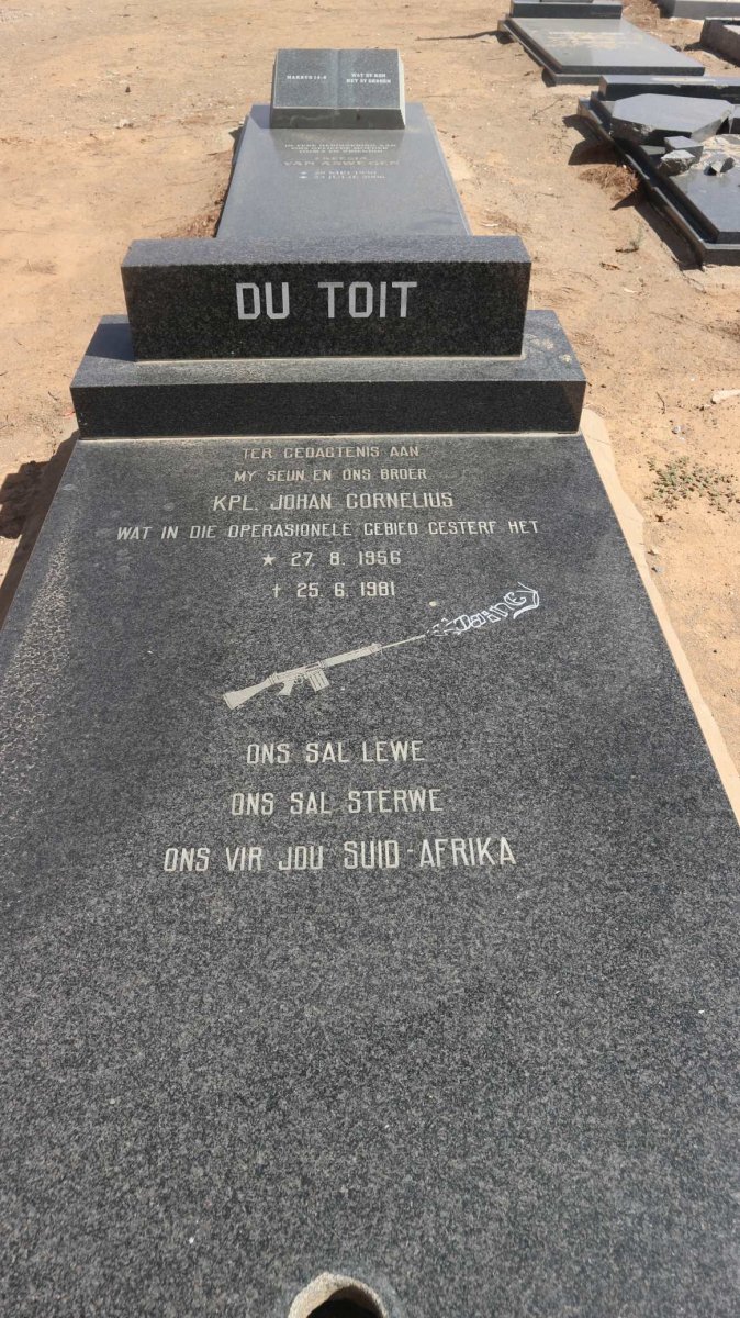 TOIT Johan Cornelius, du 1956-1981