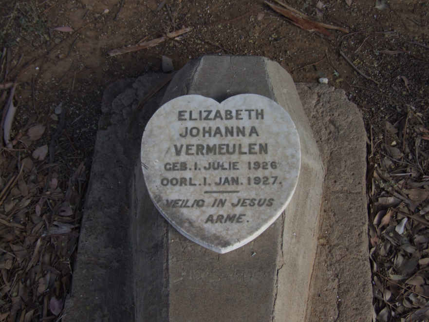 VERMEULEN Elizabeth Johanna 1926-1927