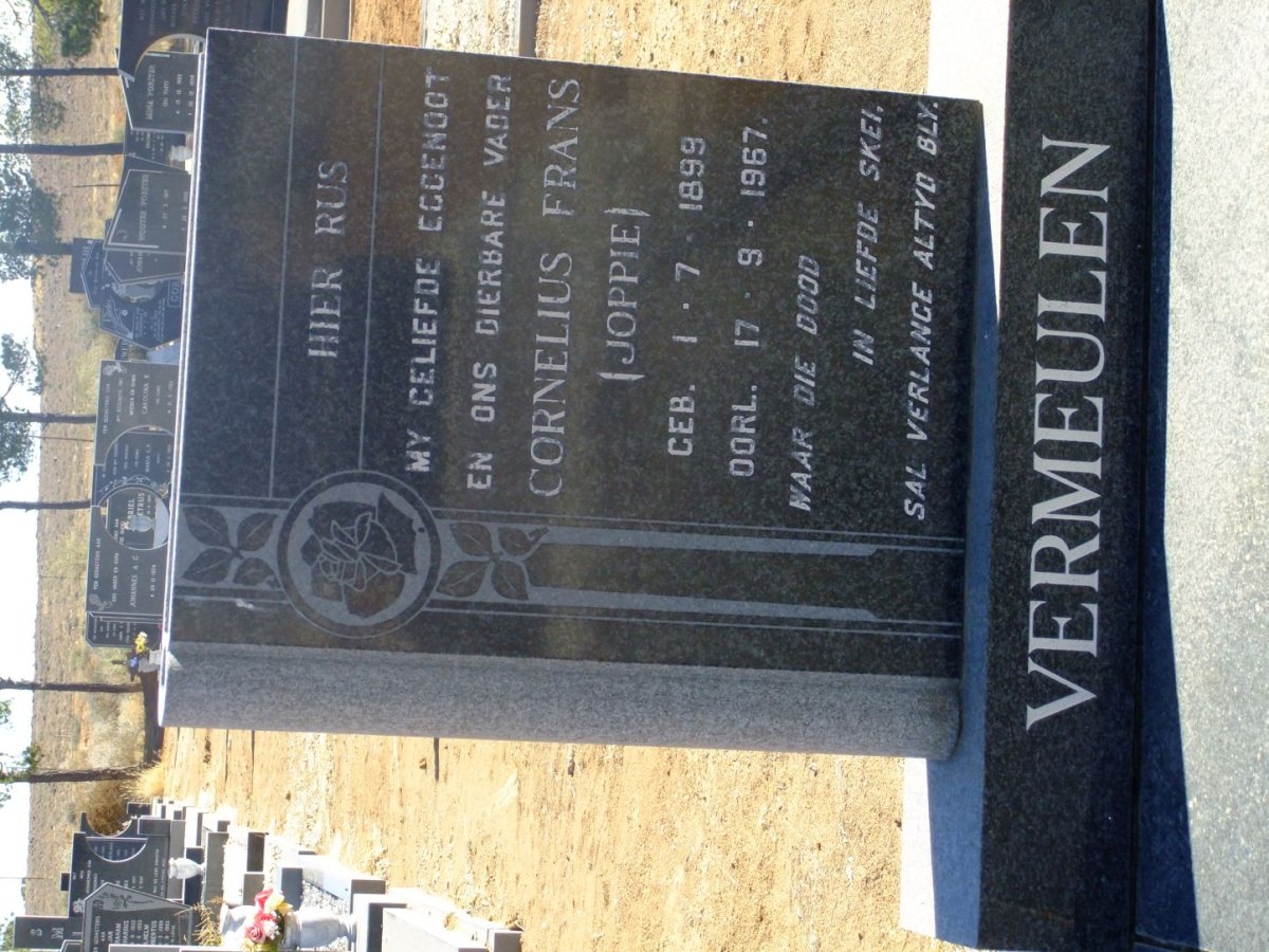 VERMEULEN Cornelius Frans 1899-1967