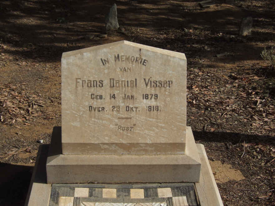 VISSER Frans Daniel 1879-1918