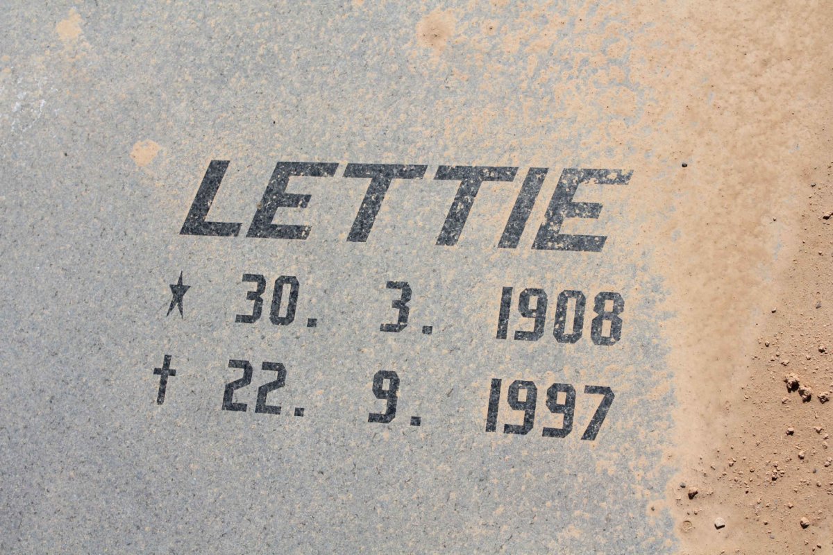 VORSTER Lettie 1908-1997