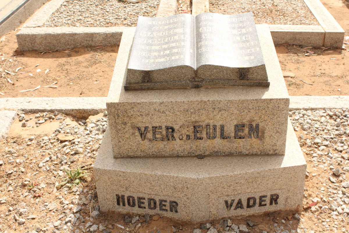 VERMEULEN Andries M.C. 1869-1948 &amp; Magdel E. 1873-1961