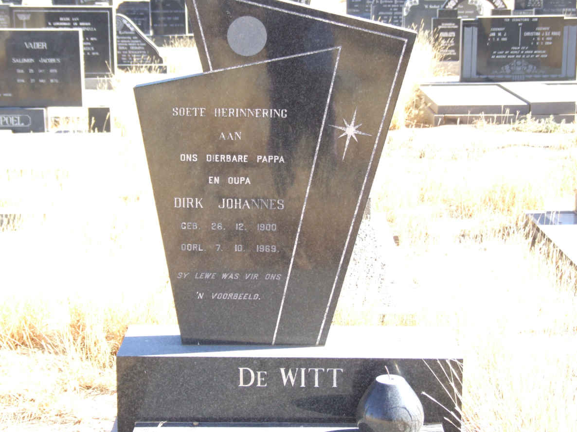 WITT Dirk Johannes, de 1900-1969