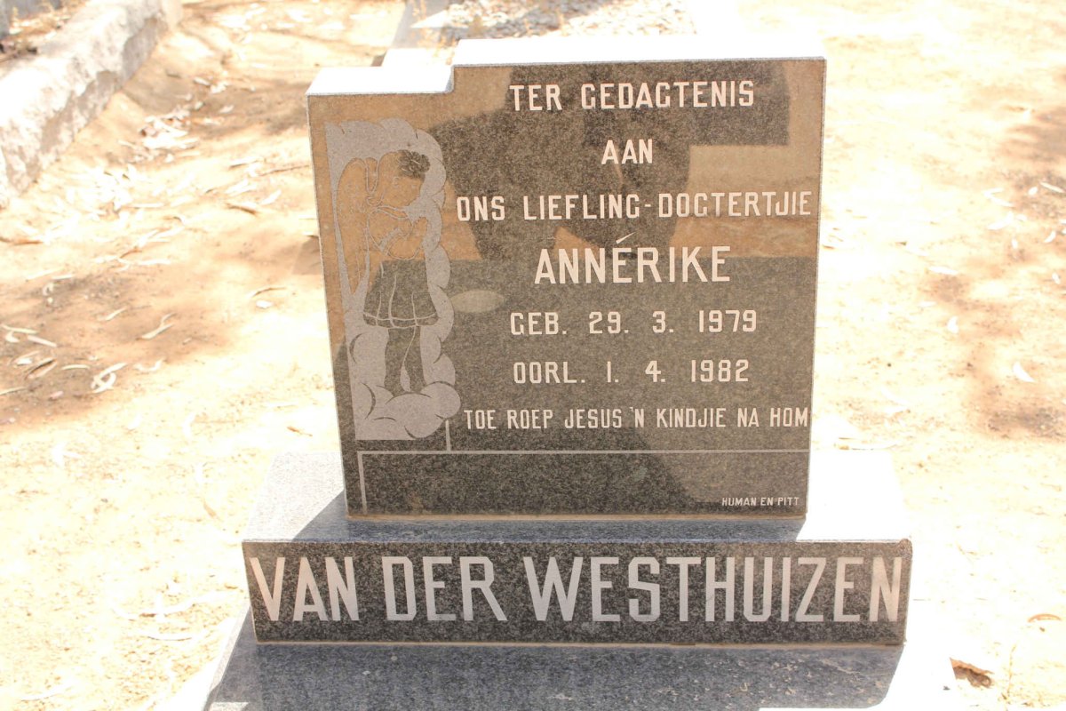 WESTHUIZEN Annerike, van der 1979-1982