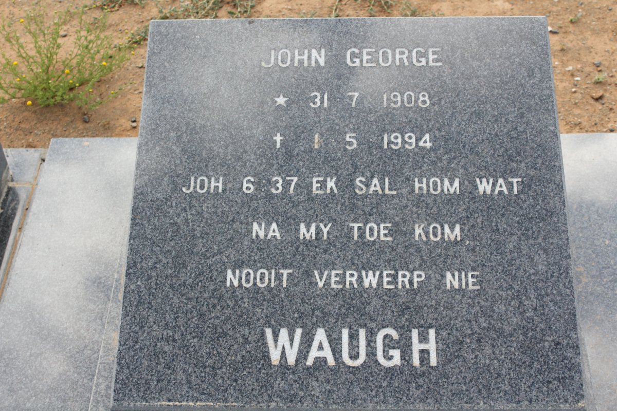 WAUGH John George 1908-1994