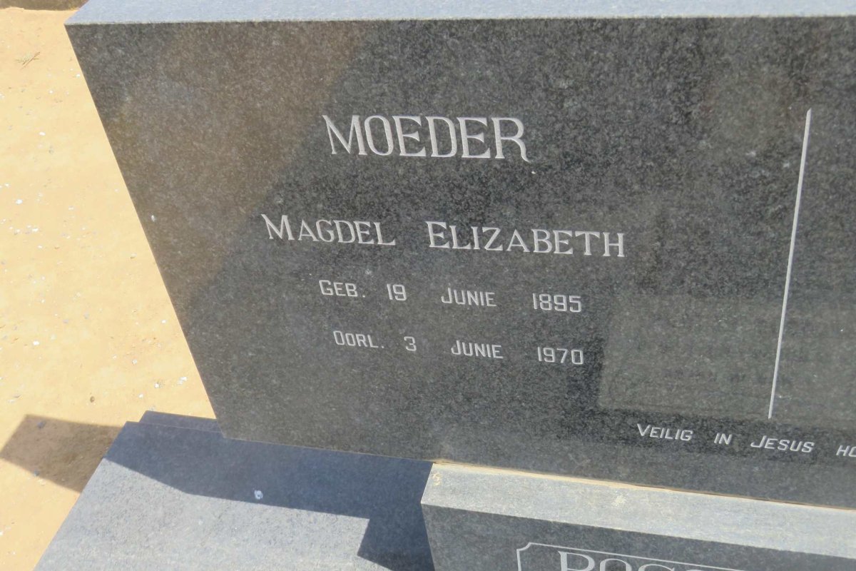 ? Salomon Jacobus 1889-1970 &amp; Magdel Elizabeth 1895-1970