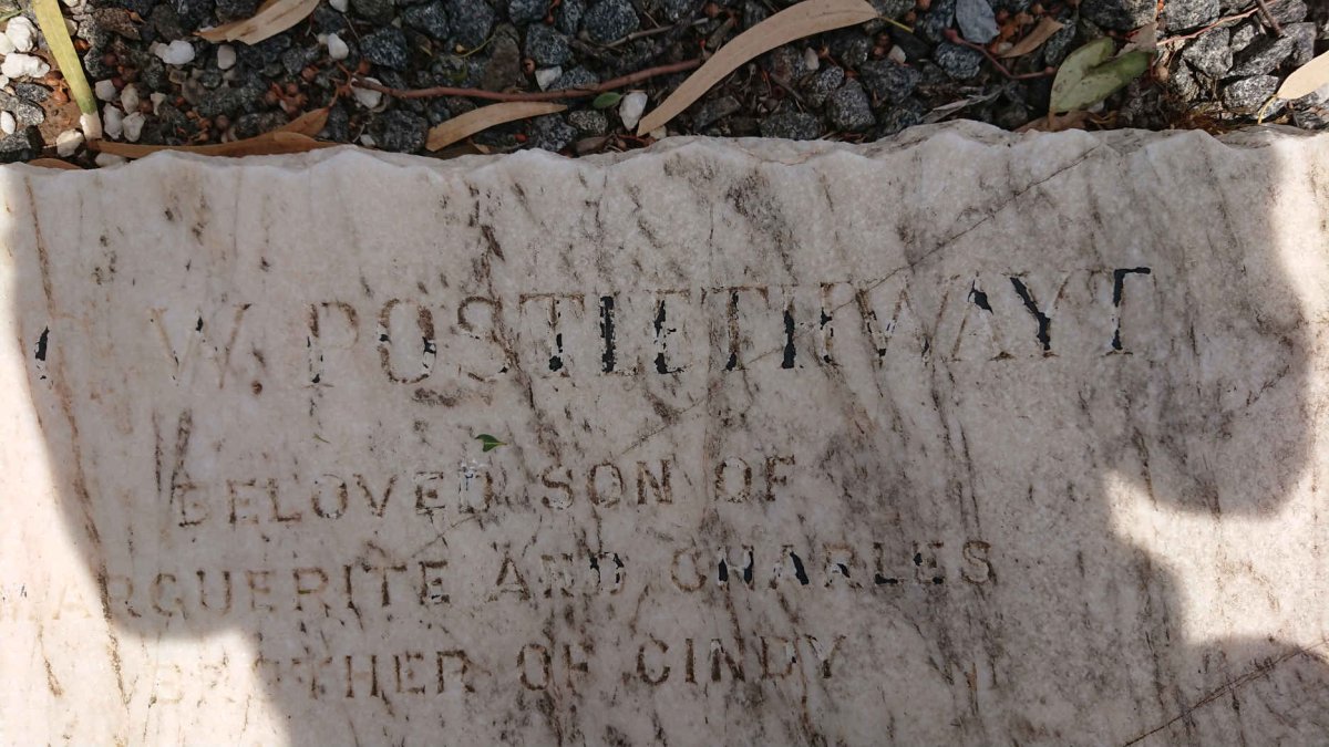 POSTLETHWAYT C.W. 1962-1991