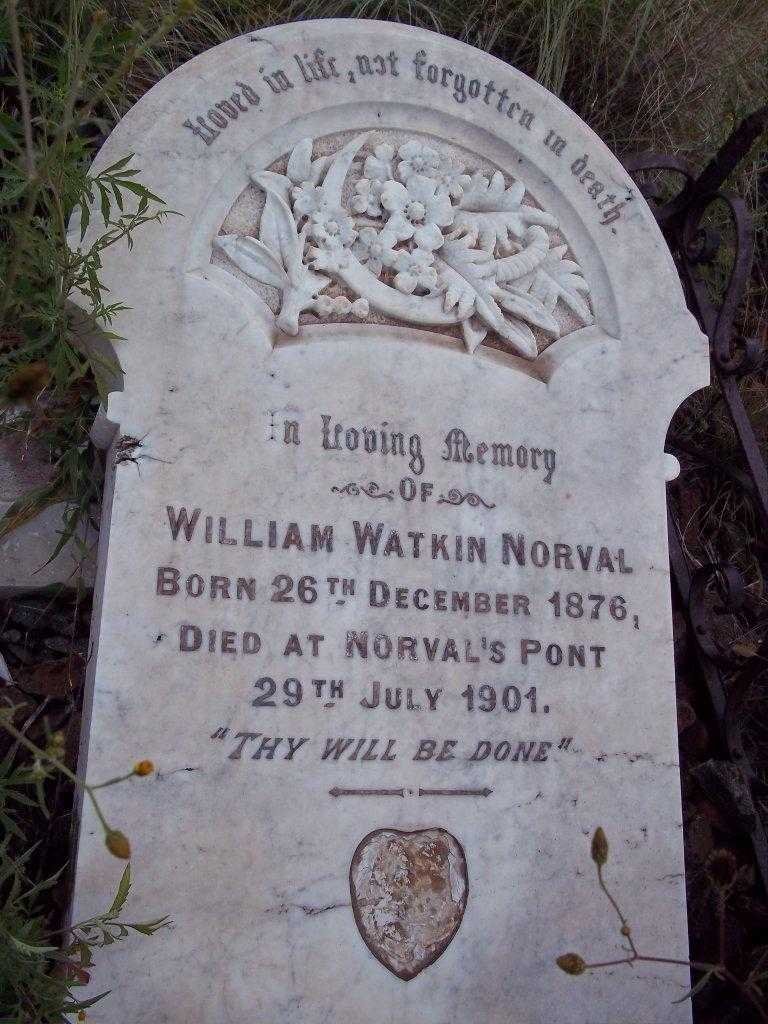 NORVAL William Watkin 1876-1901