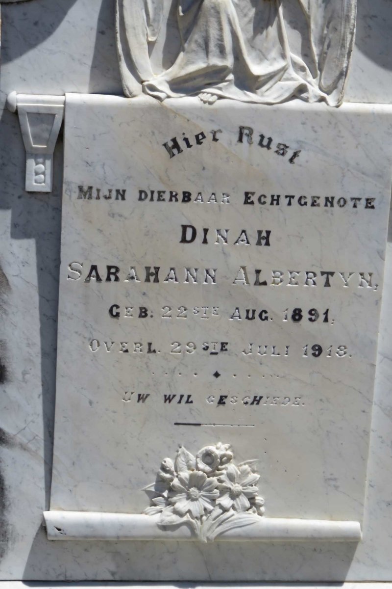 ALBERTYN Dinah Sarahann 1891-1918