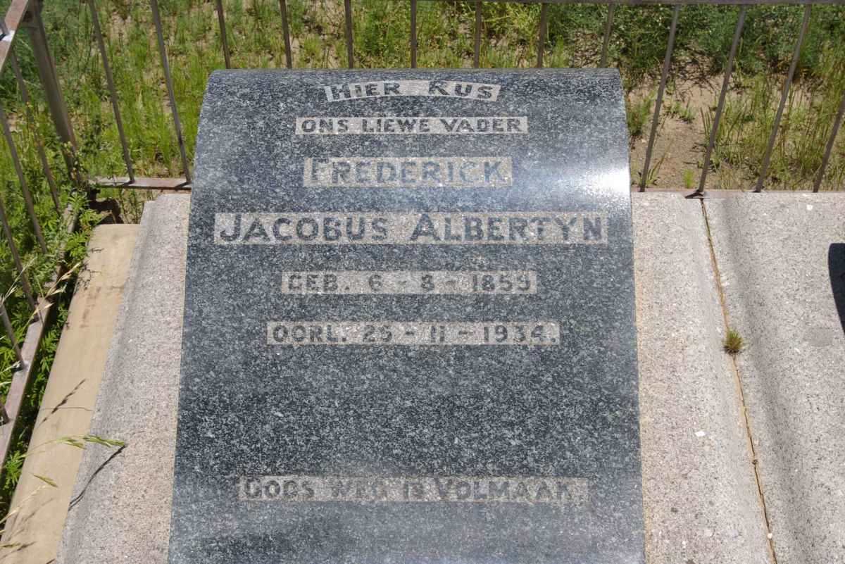 ALBERTYN Frederick Jacobus 1859-1934
