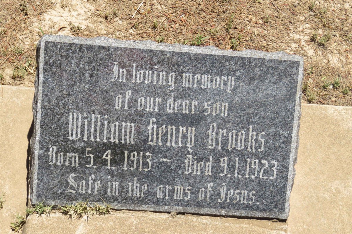 BROOKS William Henry 1913-1923