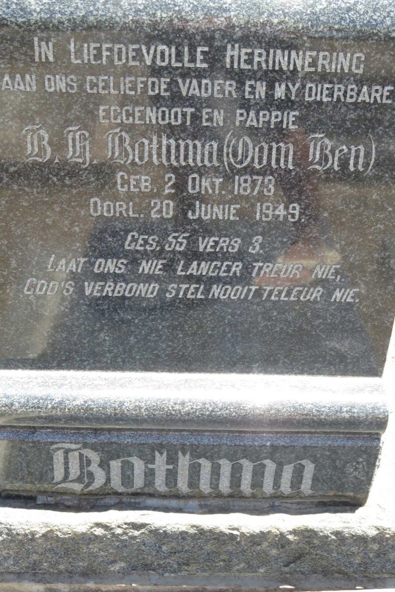 BOTHMA B.G. 1873-1949