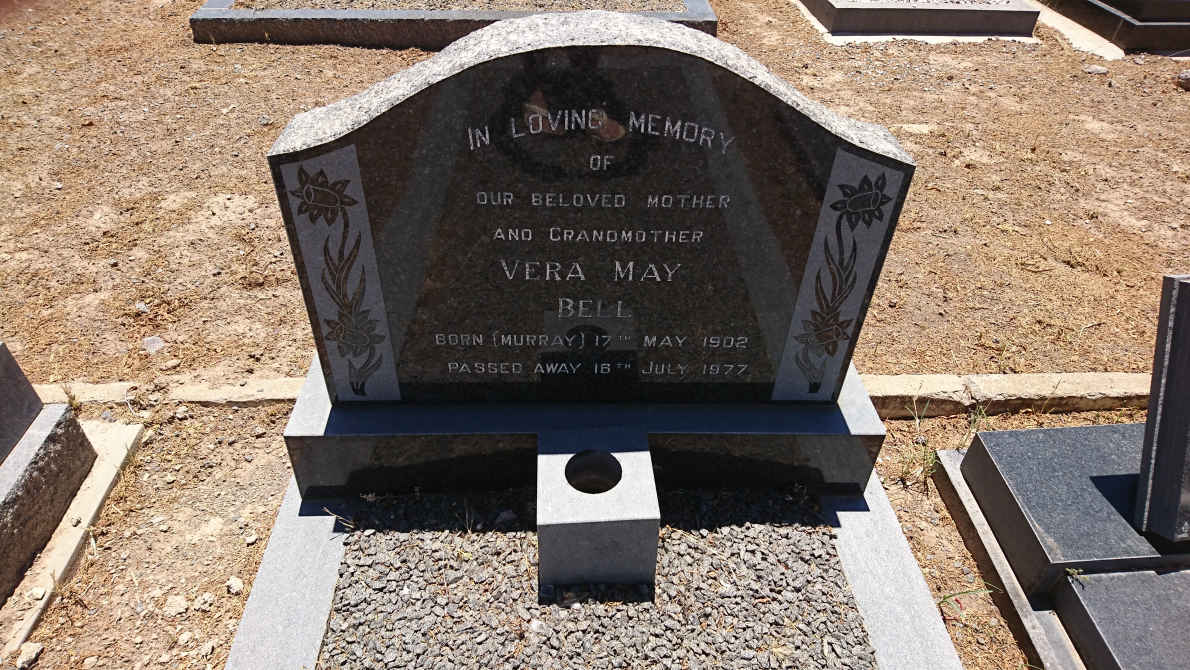 BELL Vera May nee MURRAY 1902-1977