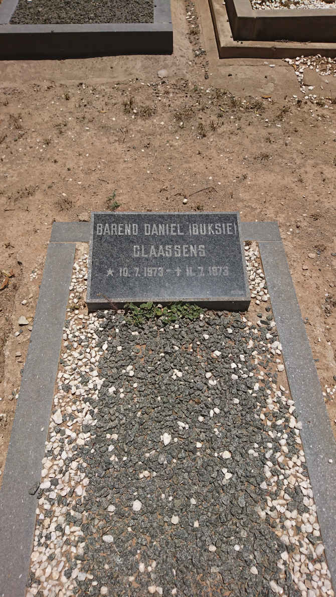 CLAASSENS Barend Daniel 1973-1973