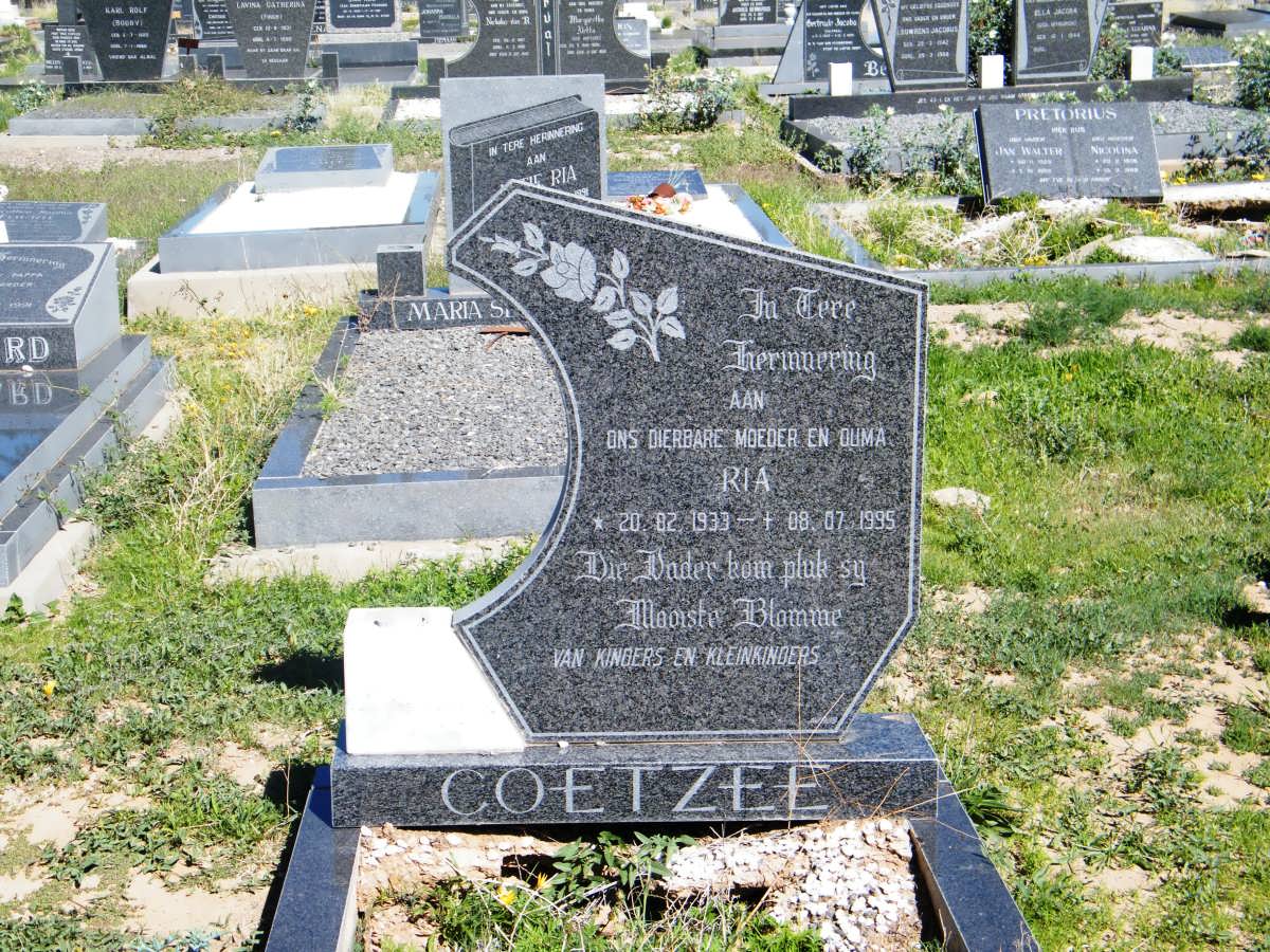 COETZEE Ria 1933-1995