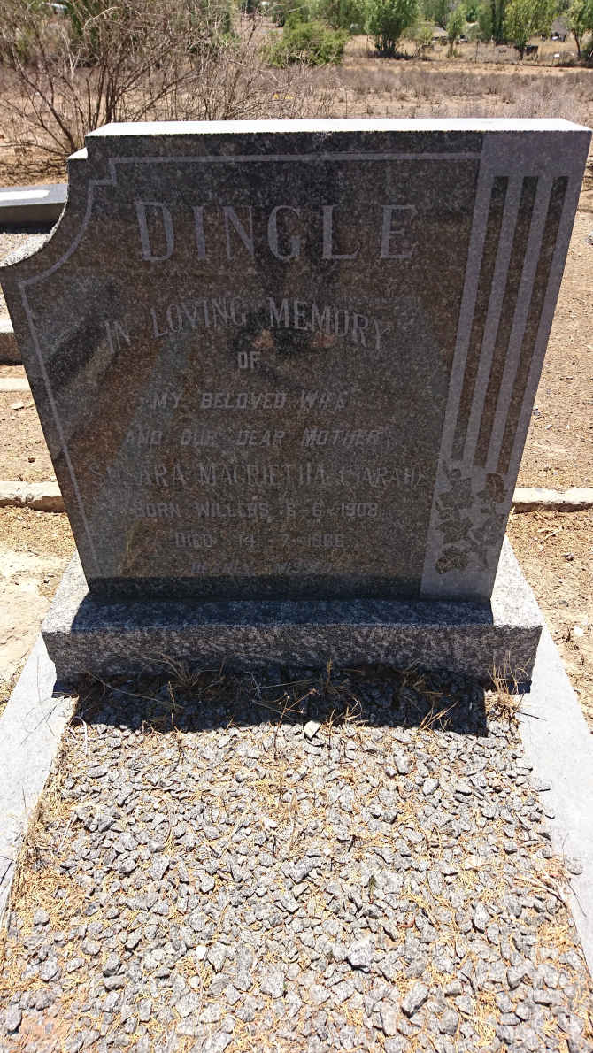 DINGLE Susara Magrietha nee WILLERS 1908-1966