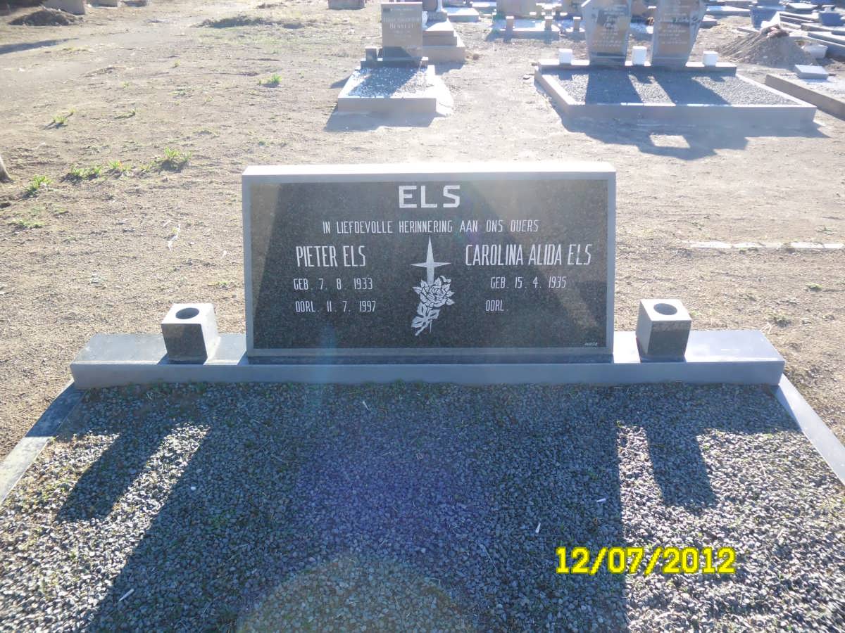 ELS Pieter 1933-1997 &amp; Carolina Alida 1935-