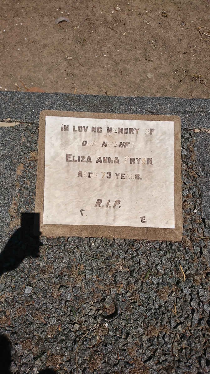 FRYER Eliza Anna