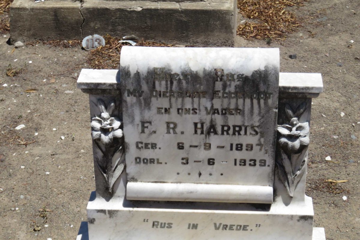 HARRIS F.R.1897-1939