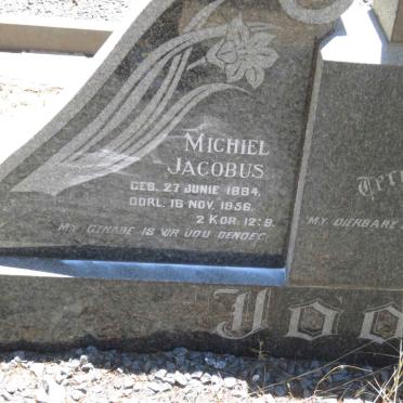 JOOSTE Michiel Jacobus 1884-1956 &amp; Anna Margaritha 1884-1958