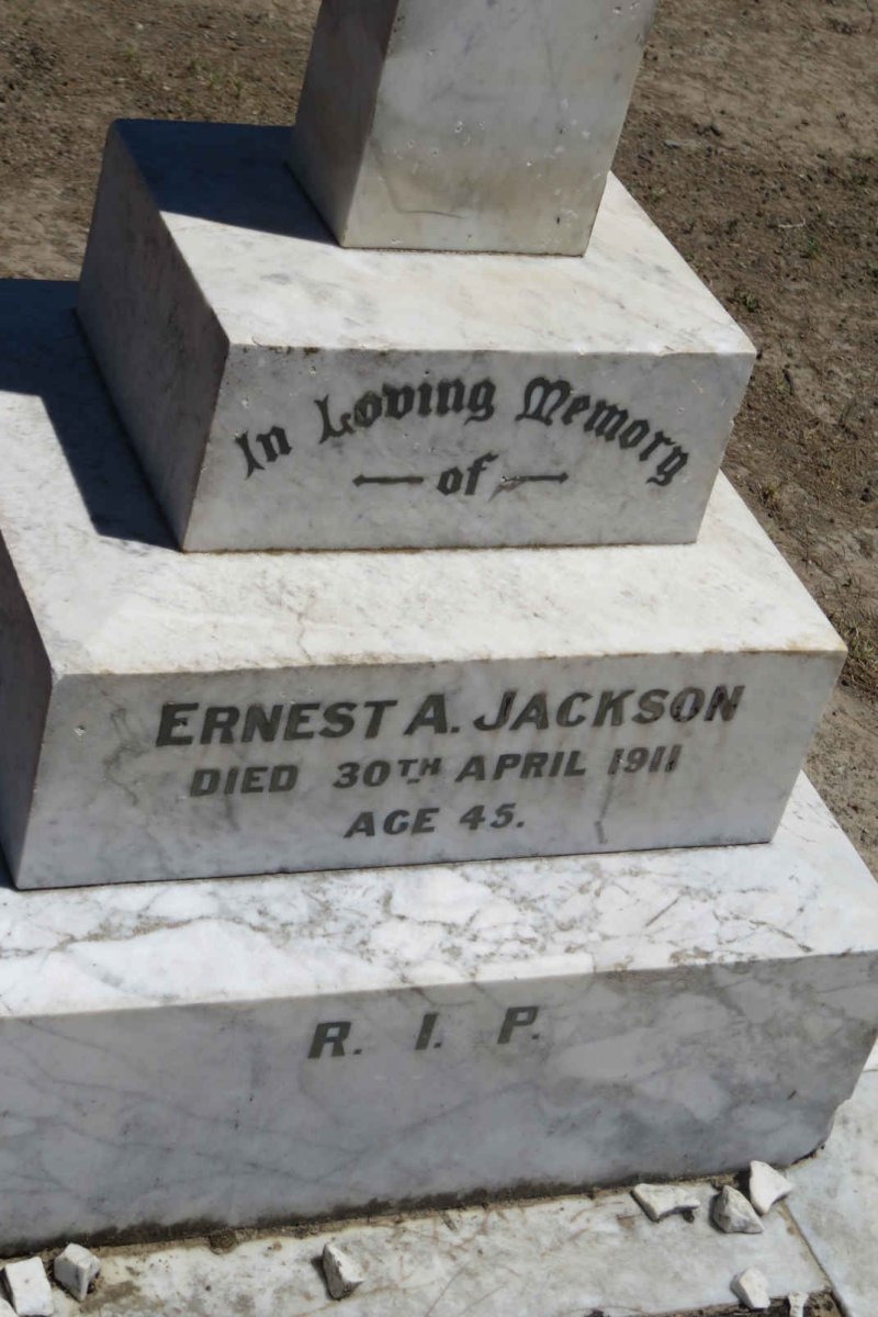 JACKSON Ernest A. -1911