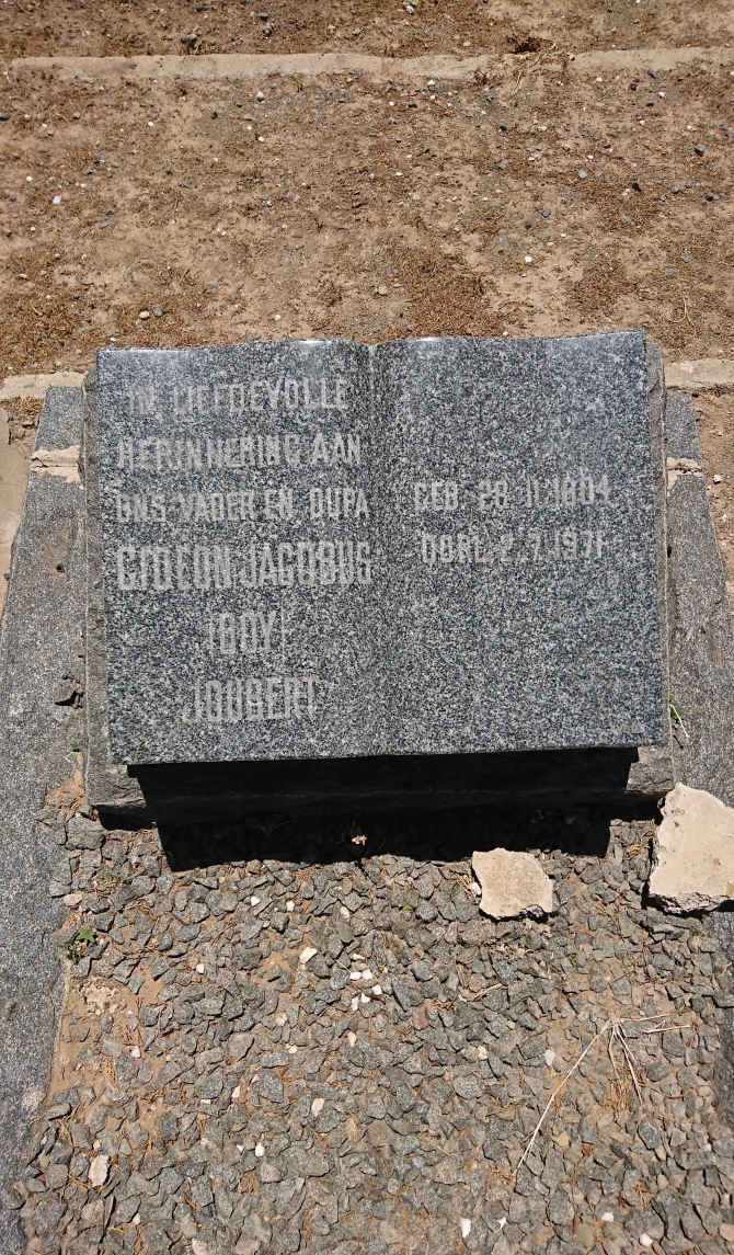 JOUBERT Gideon Jacobus 1904-1971
