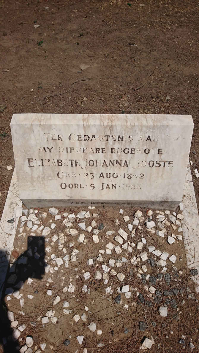 JOOSTE Elizabeth Johanna 1862-1928