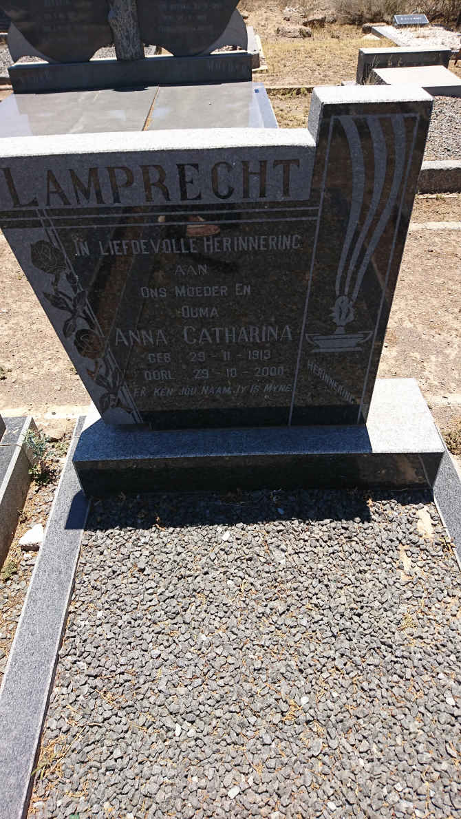 LAMPRECHT Anna Catharina 1913-2000