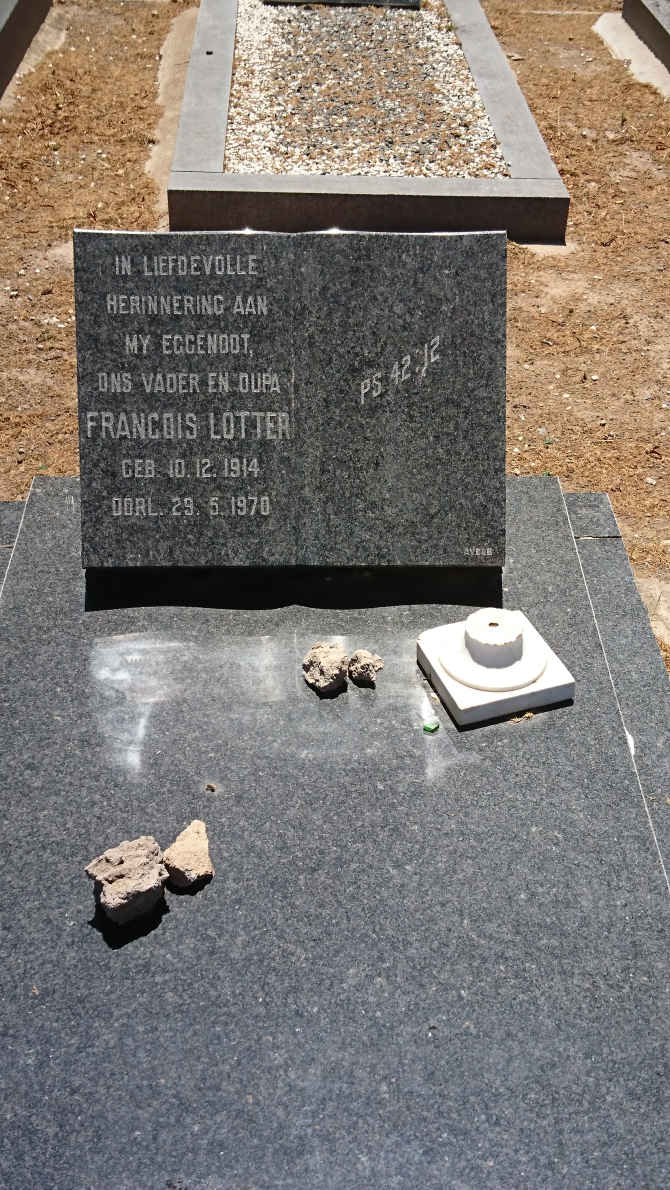 LOTTER Francois 1914-1970